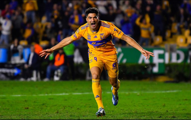 Nicolás Ibáñez, delantero de Tigres. IMAGO7