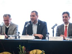 El vicepresidente del Comité Técnico de Expo Guadalajara, Álvaro Azpeitia,  informó que durante este 2023 se contabilizaron 607 eventos, “superando las expectativas proyectadas a inicio de año”. EL INFORMADOR / H. FIGUEROA