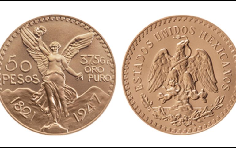 Su precio se determina por diversas cuestiones, desde el precio del oro en el mercado hasta la condición de la moneda. ESPECIAL/ Banxico.