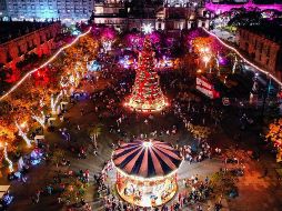 Ilusionante es un festival navideño que llena de luces y colores el corazón de la ciudad. ESPECIAL / GOB. DE JALISCO