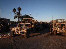 De las más de 240 personas que Israel secuestró en suelo israelí durante el ataque del 7 de octubre, todavía quedan dentro 129 rehenes, de los que alrededor de una veintena se creen muertos. EFE / A. Safadi