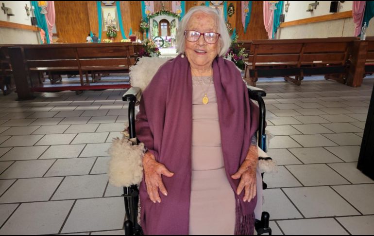 Ella es una de las más de 18 mil personas en México que tienen 100 años o más de edad. EL INFORMADOR/M. HERNÁNDEZ