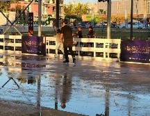 La pista de hielo  funcionará desde las 12:00 hasta las 19:00 horas hasta el próximo 6 de enero.EL INFORMADOR/M. HERNÁNDEZ