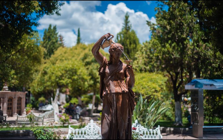Jardín Rafael Páez en Jerez, Zacatecas. ESPECIAL/SECRETARÍA DE TURISMO DEL ESTADO DE ZACATECAS.