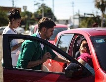 Hasta 100 dosis por día se aplican en el módulo de vacunación del IMSS. EL INFOMADOR/ H. Figueroa.