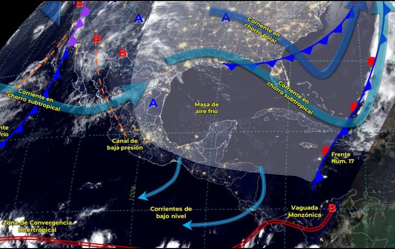 Habrá temperaturas que rondarán entre los -10 y -5 grados. ESPECIAL/ 