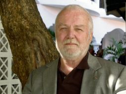 El autor estadounidense Russell Banks en una foto del 2007 que muestra su presencia en la Feria Internacional del Libro “Etonnant Voyageur”, en Puerto Príncipe. AFP