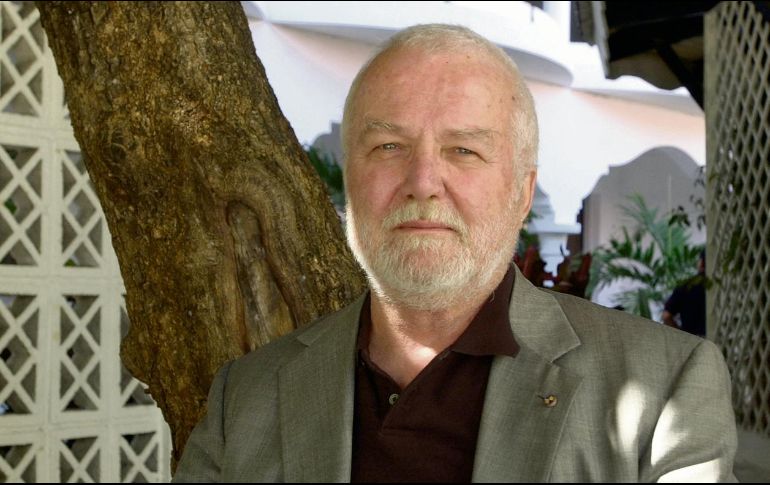 El autor estadounidense Russell Banks en una foto del 2007 que muestra su presencia en la Feria Internacional del Libro “Etonnant Voyageur”, en Puerto Príncipe. AFP