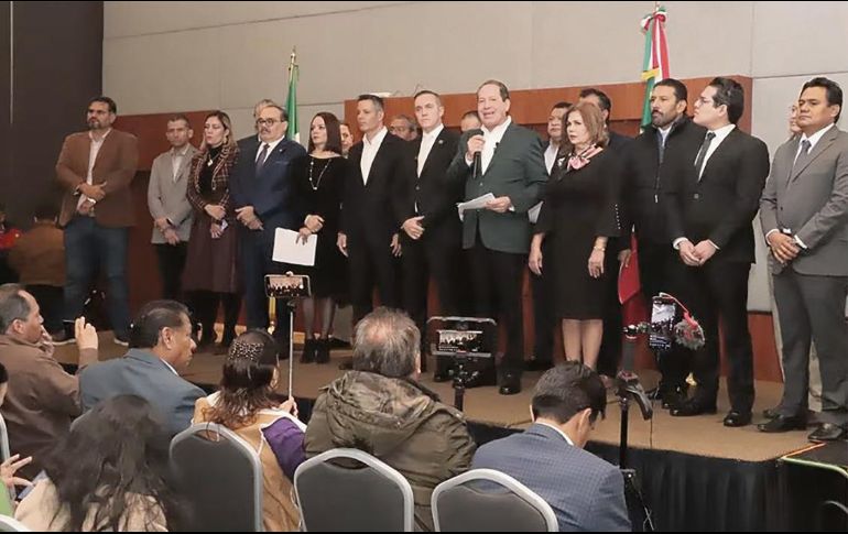 Los ex priistas se unieron al proyecto de Claudia Sheinbaum. ESPECIAL