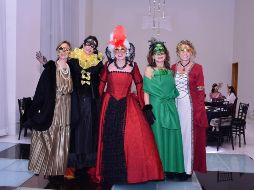 Laura Laveaga, Fabiola de Watanabe, Adriana Villaseñor, Maty Leaño y  Aracely Villa. GENTE BIEN JALISCO/ Marifer Rached