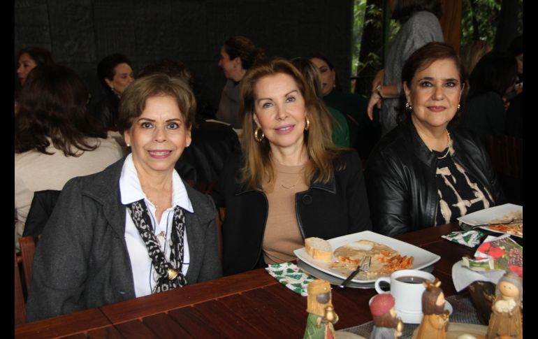 Raquel Sánchez, Sandy Gallardo y Gloria Adame. GENTE BIEN JALISCO/ Esmeralda Escamilla