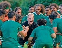 Escena del filme que retrata la historia del equipo masculino de futbol de Samoa Americana. ESPECIAL