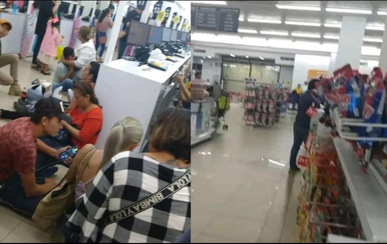 Ante este caos y pánico, muchos comercios, bares y taquerías de la zona fueron cerradas. X/@DiarioDeTabasco
