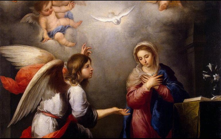 «Entró el ángel a donde ella estaba y le dijo: 