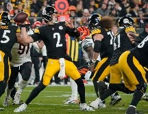 Con Mason Rudolph en los controles por primera vez en dos años, los Steelers tuvieron su mejor actuación ofensiva desde 2020. AP/G. Puskar