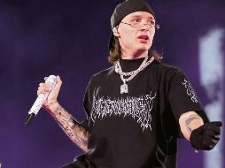 Peso Pluma fue uno de los artistas del 2023, aquí en una presentación especial para Tik Tok. ESPECIAL / AFP