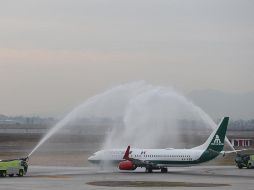 La desviación del vuelo al aeropuerto de Mérida se debió a las condiciones climáticas en la terminal aérea de Tulum. SUN / D. S. Sánchez