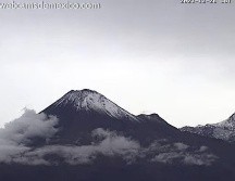 Así lució hoy. El Parque Nacional Volcán Nevado de Colima es un Área Natural Protegida federal, localizada en los límites de Jalisco y Colima. ESPECIAL / webcamsdemexico