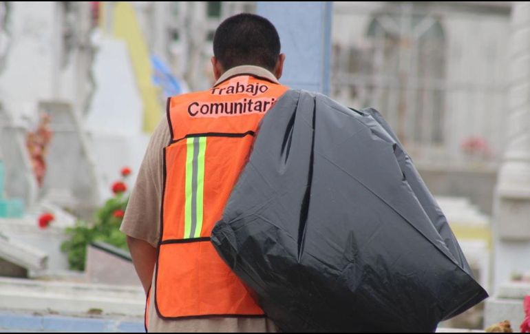 El trabajo comunitario es una forma de pagar las faltas administrativas generadas en la entidad. Especial / Cortesia Ayuntamiento de Guadalajara