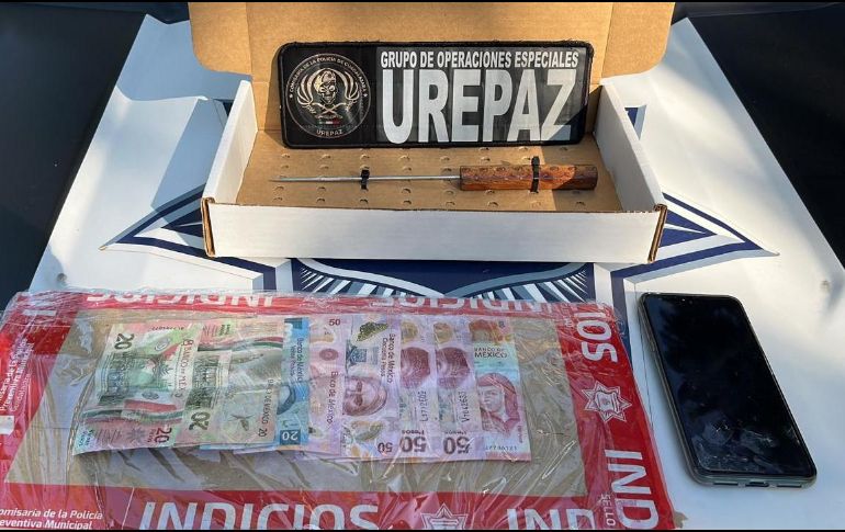 El sujeto descendió del automotor e intentó escapar, pero fue asegurado. ESPECIAL