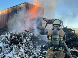 La circulación en el Macrolibramiento fue cerrada en su totalidad en el sentido de la Carretera a Chapala hacia el municipio de Zapotlanejo. ESPECIAL