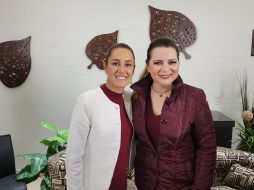 Tanto Sheinbaum como Delgadillo resaltaron la importancia de que llegue la 4T a Jalisco, principalmente para que haya coordinación entre el gobierno estatal y federal. EL INFORMADOR / M. HERNÁNDEZ