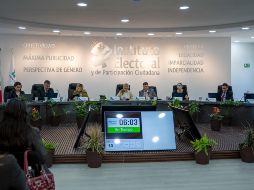 Durante la vigésima sexta sesión extraordinaria del IEPC Jalisco se aprobó el diseño de la documentación y el material electoral. ESPECIAL/IEPC