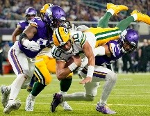 El quarterback de los Packers de Green Bay, Jordan Love, logró llevar a su equipo a conseguir el triunfo. AP