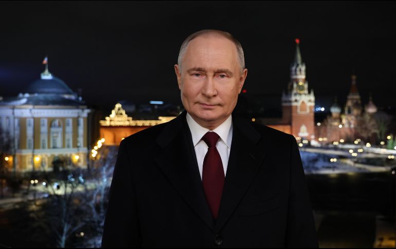 El mandatario ruso se dirigió a la ciudadanía a través de un mensaje pregrabado por el Año Nuevo. EFE