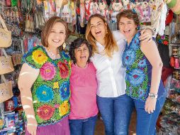 La precandidata visitó a la militancia de la oposición en Yucatán. ESPECIAL