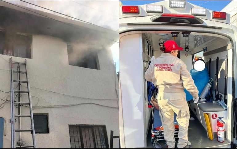 Fue necesario el apoyo de paramédicos de la Cruz Verde, quienes atendieron a los afectados. ESPECIAL / PC JALISCO