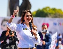 Laura Haro retó a los precandidatos de Morena y Movimiento Ciudadano para someterse a una prueba de polígrafo. EL INFORMADOR/ A. Navarro.
