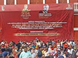 El nombramiento se le dio durante la ceremonia por el centenario del asesinato de Felipe Carrillo Puerto. SUN