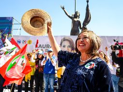 Xóchitl Gálvez acusó al presidente Andrés Manuel López Obrador de robarse el dinero que se ha gastado en la Refinería Dos Bocas. EL INFORMADOR/ A. NAVARRO.