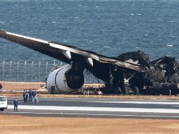 La aerolínea japonesa indicó que la pérdida del avión Airbus A350 será cubierta por la aseguradora. EFE