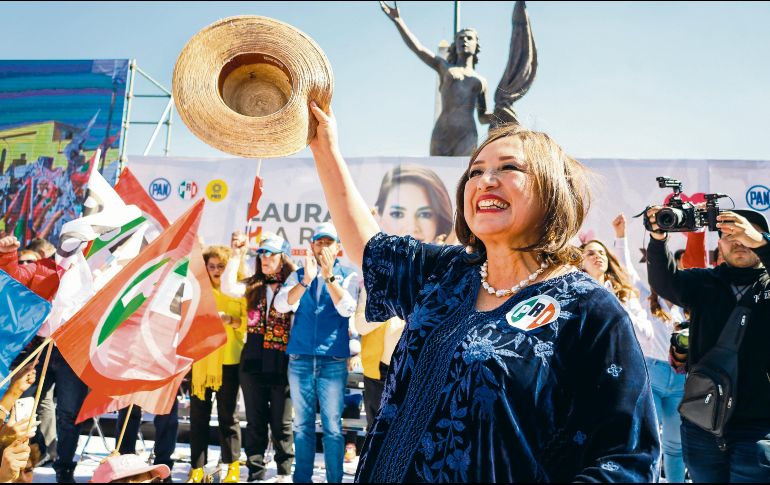 Xóchitl Gálvez criticó duramente la campaña de Morena. EL INFORMADOR/ A. Navarro