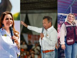 En sus cierres de precampaña, Claudia Delgadillo visitó Tuxpan, Laura Haro estuvo en Guadalajara y Pablo Lemus llegó a Puerto Vallarta. ESPECIAL