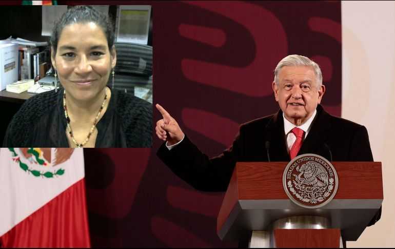 En conferencia de prensa, el Mandatario dijo que le gustó del discurso de la nueva ministra Batres. EFE/ J. Méndez