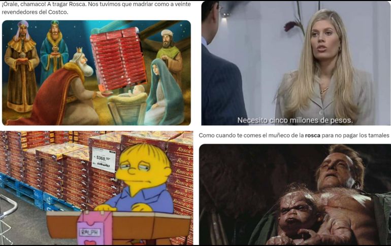 Memes recuerdan la celebración del Día de Reyes, con la tradicional rosca. ESPECIAL