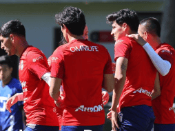 El Guadalajara goleó a los Toros del Celaya por 7 goles a 1 en amistoso celebrado en Verde Valle. ESPECIAL / X: @Chivas