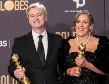 La película “Oppenheimer” del director Christopher Nolan tuvo una noche dorada en la ceremonia 81 de los Globos de Oro. EFE/ A. DINNER.