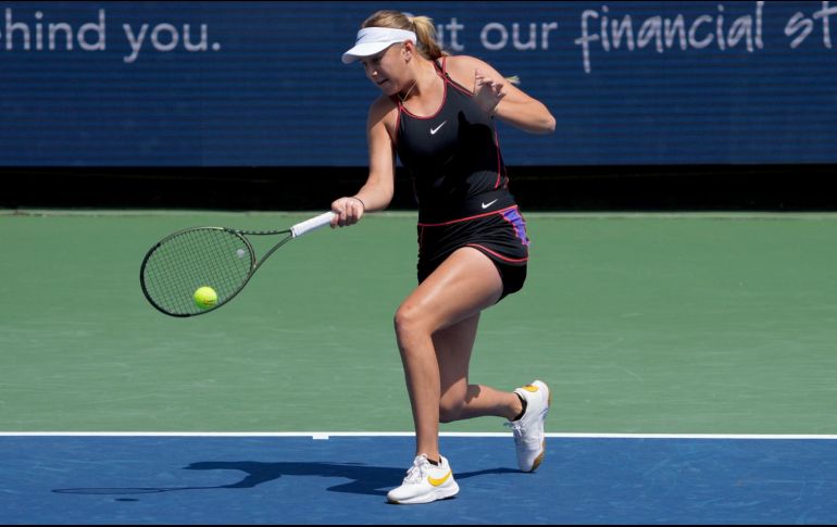Amanda Anisimova es la primera Wild Card para el cuadro principal del torneo, mismo que se realizará del 19 al 25 de febrero en el Parque Parota de Puerto Vallarta. AFP / ARCHIVO