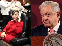 La diputada, al reaccionar a las declaraciones de López Obrador, afirmó en redes sociales que el mandatario federal estaba al tanto de su identidad como mujer trans. Twitter / @SalmaLuevano EFE / J. Méndez