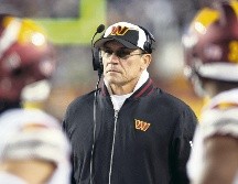 Ron Rivera únicamente logró un título divisional en su etapa como entrenador en jefe de los Commanders. AFP/S. Taetsch