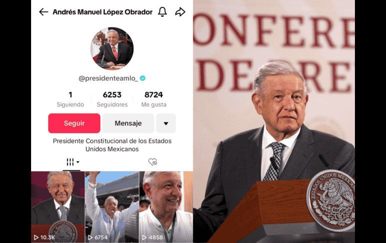 El presidente comentó que ingresó a esta red social porque es muy popular entre los jóvenes. EL INFORMADOR / ARCHIVO