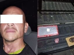 El sujeto dijo llamarse Luis Antonio “N”, de 37 años y fue llevado ante el Ministerio Público. ESPECIAL / POLICÍA DE GUADALAJARA