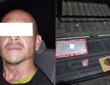 El sujeto dijo llamarse Luis Antonio “N”, de 37 años y fue llevado ante el Ministerio Público. ESPECIAL / POLICÍA DE GUADALAJARA