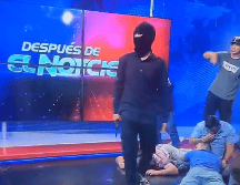 La emisión duró algo más de 15 minutos antes de cortarse y en la pantalla se observaba inicialmente el set de televisión. ESPECIAL