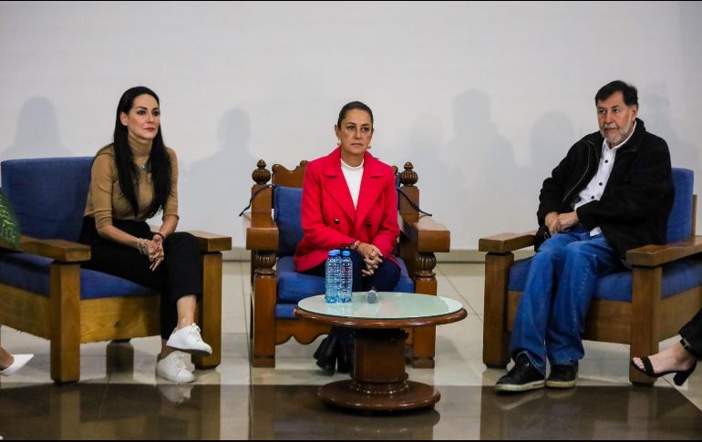 Sheinbaum Pardo asistió a una asamblea con la militancia en un hotel de la perla tapatía ubicado sobre la avenida Niños Héroes. EL INFORMADOR/A. NAVARRO