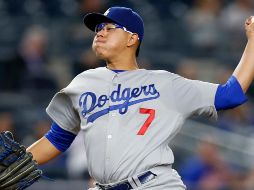 Julio Urías fue arrestado bajo sospecha de violencia doméstica el pasado mes de septiembre. AP/ ARCHIVO.